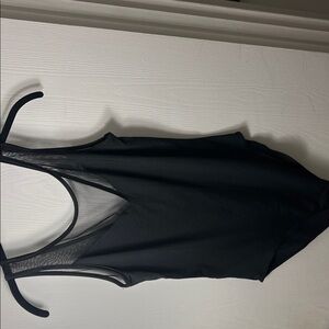Kendall & Kylie //  Black Bodysuit with Mesh